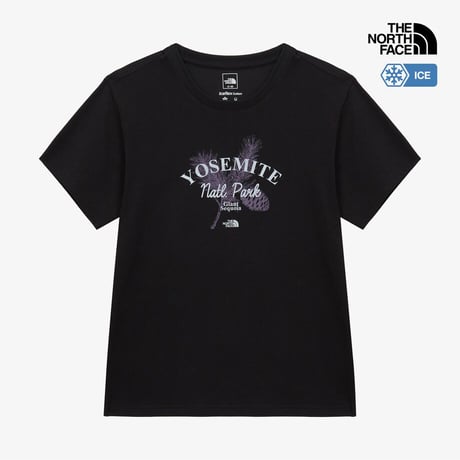 W'S DAYPINE S/S R/TEE BLACK NT7US33A