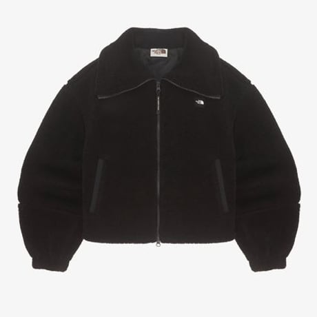 W'S PUFFY FLEECE JACKET BLACK NJ4FQ80