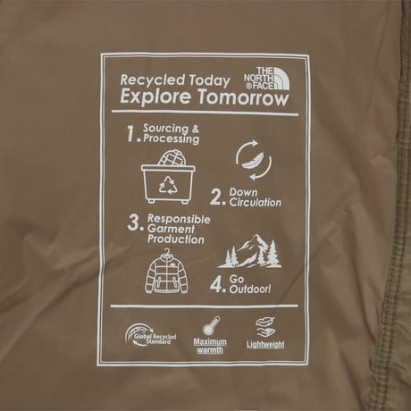 M'S LIGHT PACK DOWN JACKET DEEP TAUPE NJ1DS61C