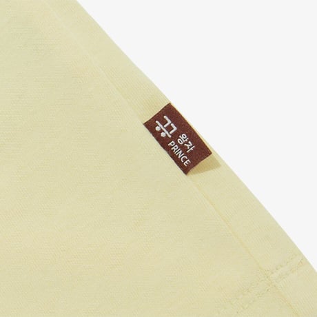 K'S TNF HANGEUL S/S R/TEE 1 LIGHT YELLOW NT7UR28U