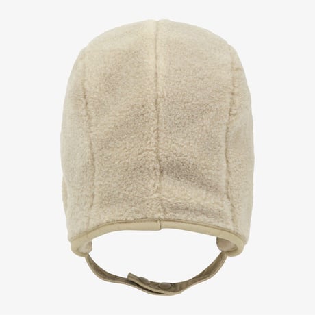PUFFY FLEECE EARMUFF CAP BEIGE NE3CR52L