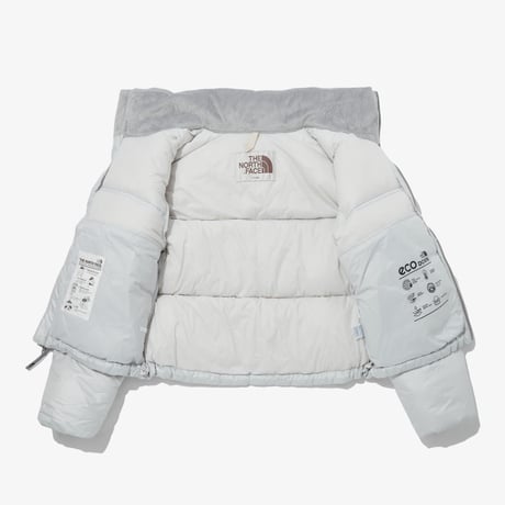 W'S NOVELTY NUPTSE RDS DOWN JACKET ICE GREY NJ1DQ80N