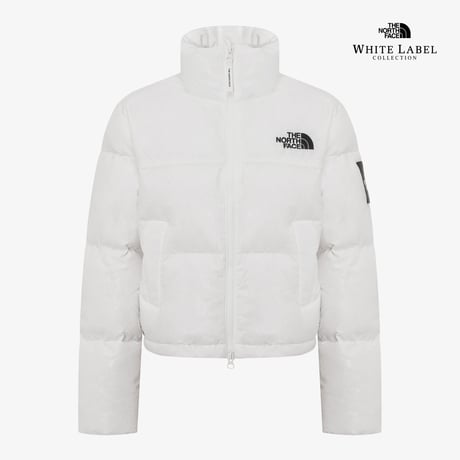 W'S CRINKLE NUPTSE DOWN JACKET (RDS) WHITE NJ1DQ95K