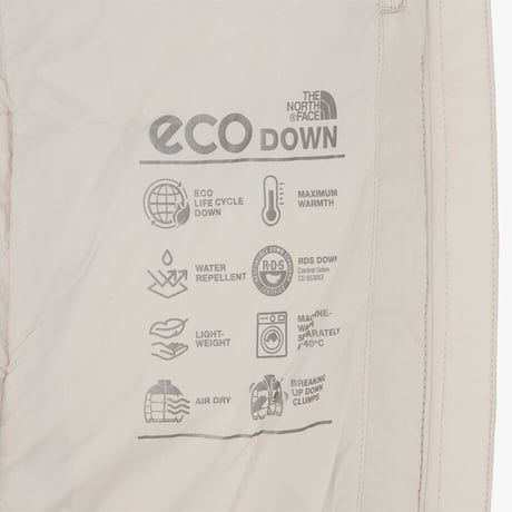 W'S CLOUD DOWN JACKET (RDS) CREAM BEIGE NJ1DR90B