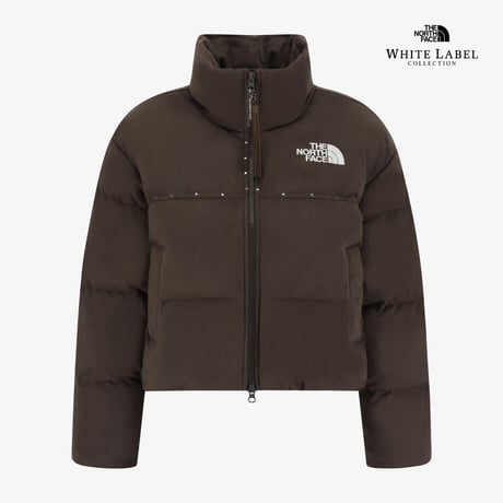 W'S MELLOW NUPTSE JACKET (RDS) BROWN NJ1DS90J