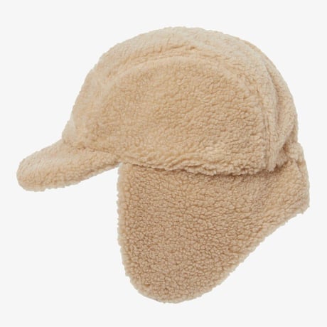 FLUFFY EARMUFF CAMP CAP BEIGE NE3CS57B