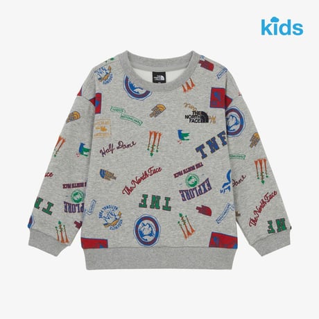 K'S WILDPATCH SWEATSHIRTS MELANGE GREY NM5MR52S