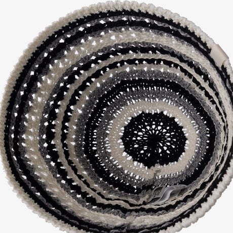 W CROCHET BUCKET HAT BLACK NE3HR03J