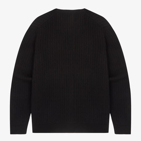 M'S HOLIDAY CARDIGAN BLACK NJ5SR00A