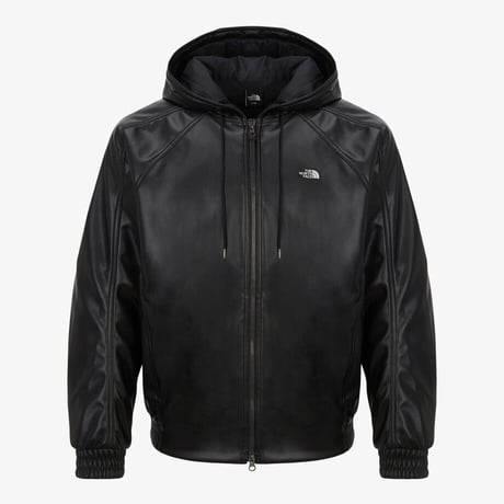 LUNO HOOD ZIP-UP BLACK NM5PR52A