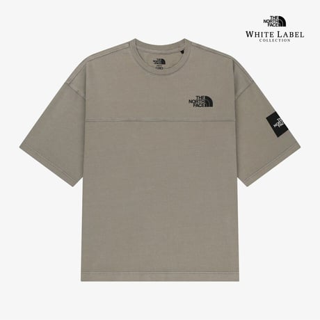 STITCH DYEING S/S R/TEE BEIGE BROWN NT7US06L