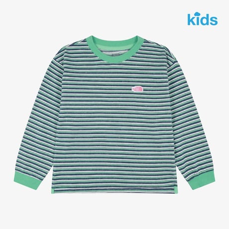 K'S PLAYON STRIPE L/S TEE NAVY NT7TS02T