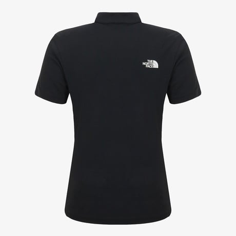W'S ICE FLEX S/S ZIP TEE BLACK NT7KS30A