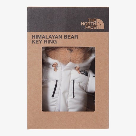 HIMALAYAN BEAR KEY RING WHITE NA5AS55B