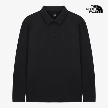 M'S COZY FLEX L/S POLO BLACK NT7QS51A