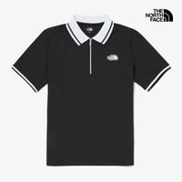 W'S ICE FIELD S/S ZIP UP POLO BLACK NT7PQ37A