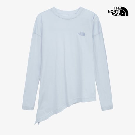 W'S VELIA L/S COVER UP LIGHT BLUE NT7TR41C