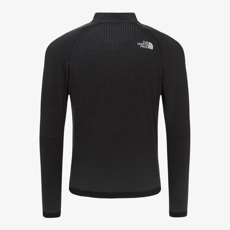 M'S AIRWEAVE L/S ZIP TEE BLACK NT7LR04A