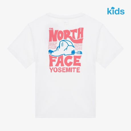 K'S HALF DOME S/S R/TEE WHITE NT7UR03S