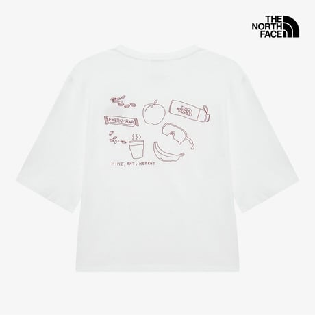 W HIKE PICNIC BOXY SS TEE-GRAPHIC OFF WHITE NT7US82A