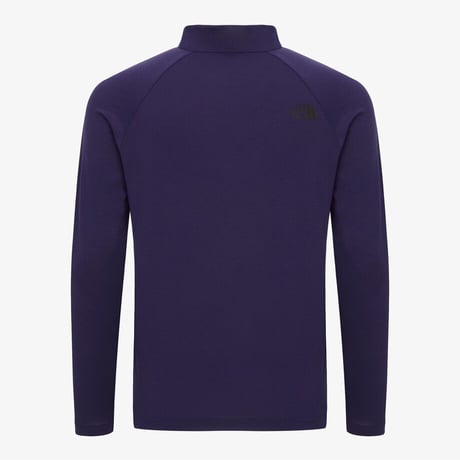 M'S ASCEND L/S ZIP TEE DARK PURPLE NT7LR01C