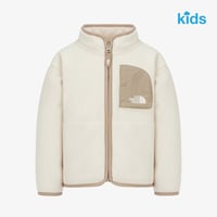 K'S CAMPOUT FLEECE JACKET CREAM BEIGE NJ4FR50T