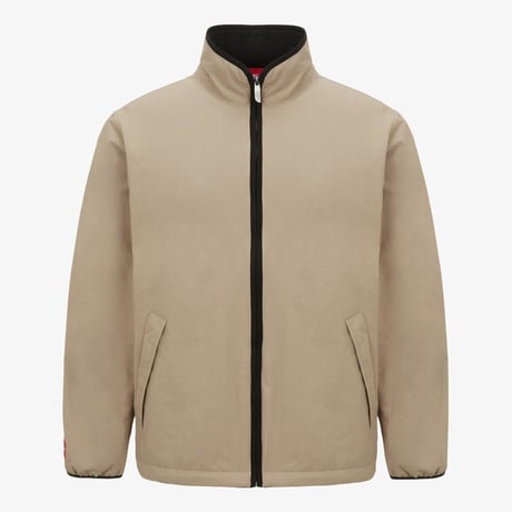 M TNF RED BOX REVERSIBLE FLEECE JACKET LIGHT BEIGE NJ4FS29A