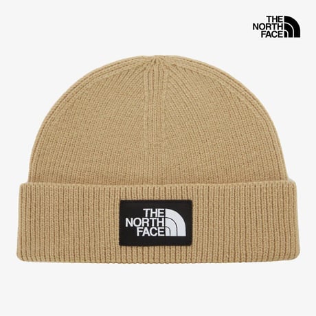 BIG LOGO BEANIE DARK BEIGE NE3BR61D