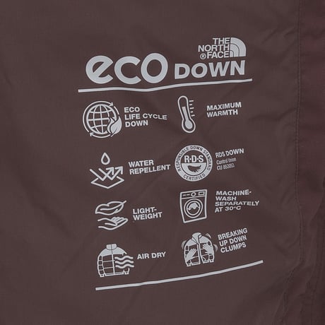 【ユニセックス】FREE MOVE RDS DOWN JACKET BROWN NJ1DQ52K