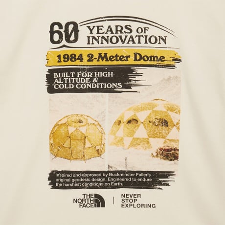 TNF 60TH ANNIVERSARY S/S TEE YELLOW NT7US88B