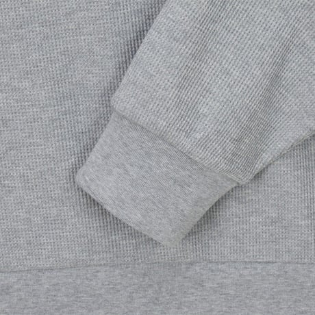 M'S SOFTGRID L/S R/TEE MELANGE GREY NT7TS54C
