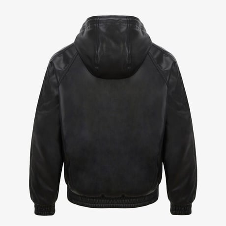 LUNO HOOD ZIP-UP BLACK NM5PR52A
