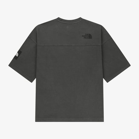 STITCH DYEING S/S R/TEE CHARCOAL GREY NT7US06J