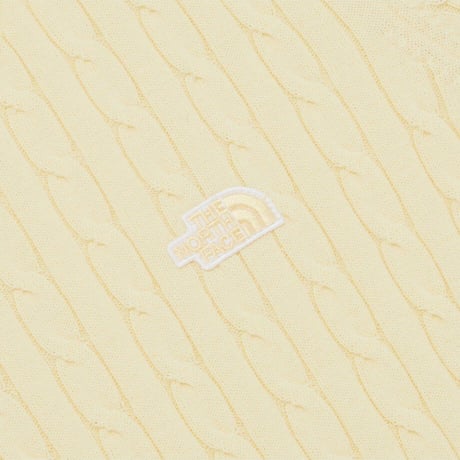 W'S HOLIDAY S/S SWEATER LIGHT YELLOW NT7AR30B