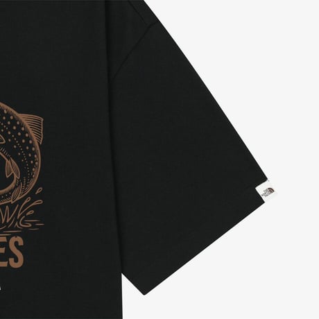 LAKE S/S R/TEE BLACK NT7US28K