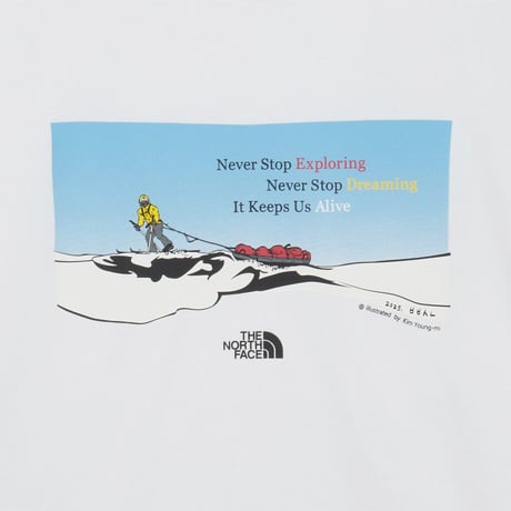 M’S 69DAYS EXPEDITION S/S R/ TEE 2 WHITE NT7US63B