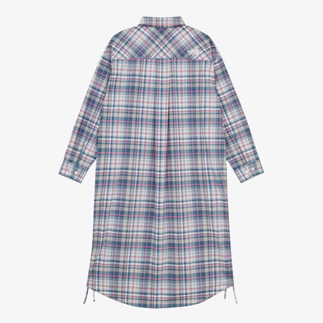 W’S PLID ONE-PIECE NAVY NH8NR42C