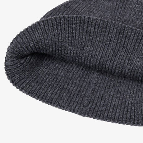 BIG LOGO BEANIE MELANGE GREY NE3BS52D