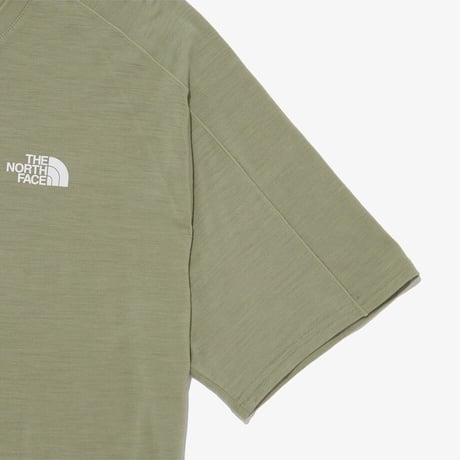 M'S MERINO BREEZE S/S R/TEE SLATE KHAKI NT7UR15C