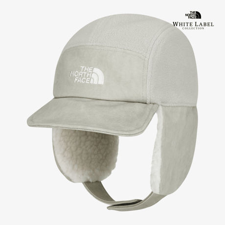 WL FLEECE EARMUFF CAP WHITE SAND NE3CR59K