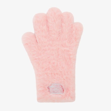 K'S MELLY FUR GLOVES LIGHT PINK NJ3GR54S