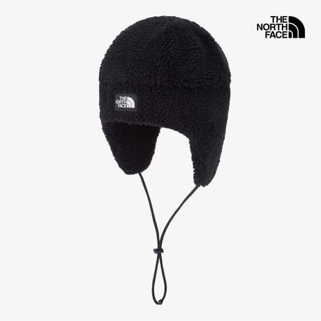 FLUFFY EARMUFF BEANIE BLACK NE3BS51A