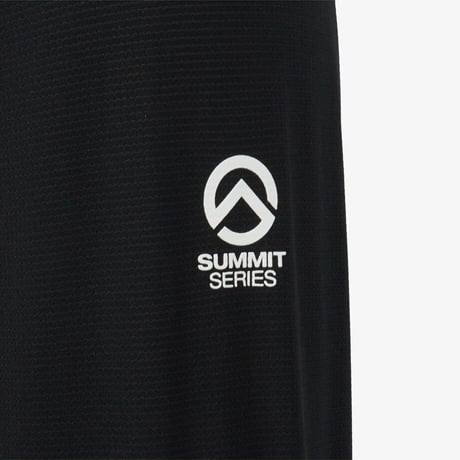 【SUMMIT SERIES】M'S CAMINO HYBRID ZIP TEE BLACK NT7LS10A
