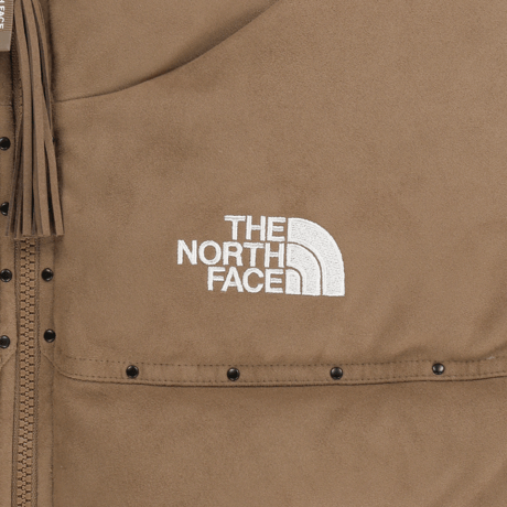 W’S SUEDE NUPTSE JACKET (RDS) CAMEL NJ1DR84K
