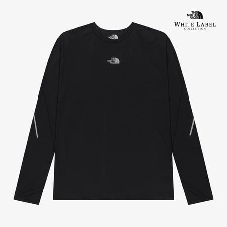 JET RUN L/S R/TEE BLACK NT7TS04J