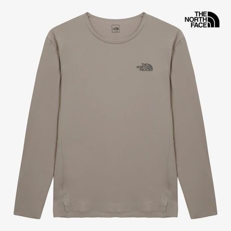 M'S PACE-ON L/S R/TEE LATTE NT7TS02C