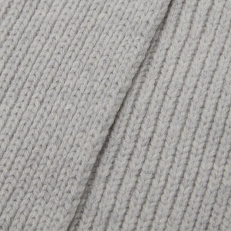 REWOOL KNIT MUFFLER LIGHT GRAY NA5IS70B