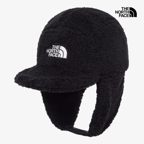 FLUFFY EARMUFF CAMP CAP BLACK NE3CS57A
