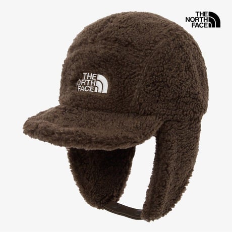 FLUFFY EARMUFF CAMP CAP COFFEE BROWN NE3CS57C