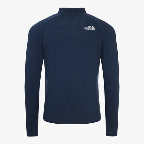M'S AIRWEAVE L/S ZIP TEE NAVY NT7LR04B